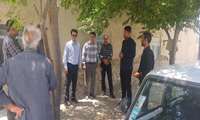 دهگردشی فرماندار و هیئت همراه از روستاهای حوزه عشق آباد 